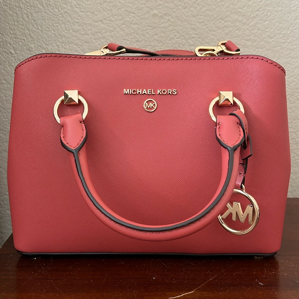 Michael Kors Edith Small Saffiano Leather Satchel